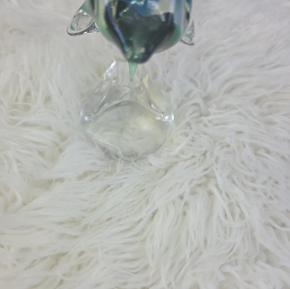 Dynasty Gallery Murano Style Art Glass Dolphin Figurine